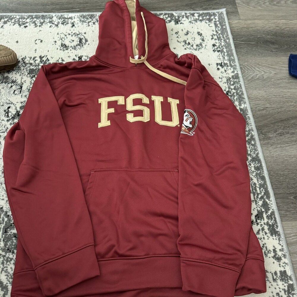 Knights Sports Team FSU Spell Out Pullover Hoodie Adult Large